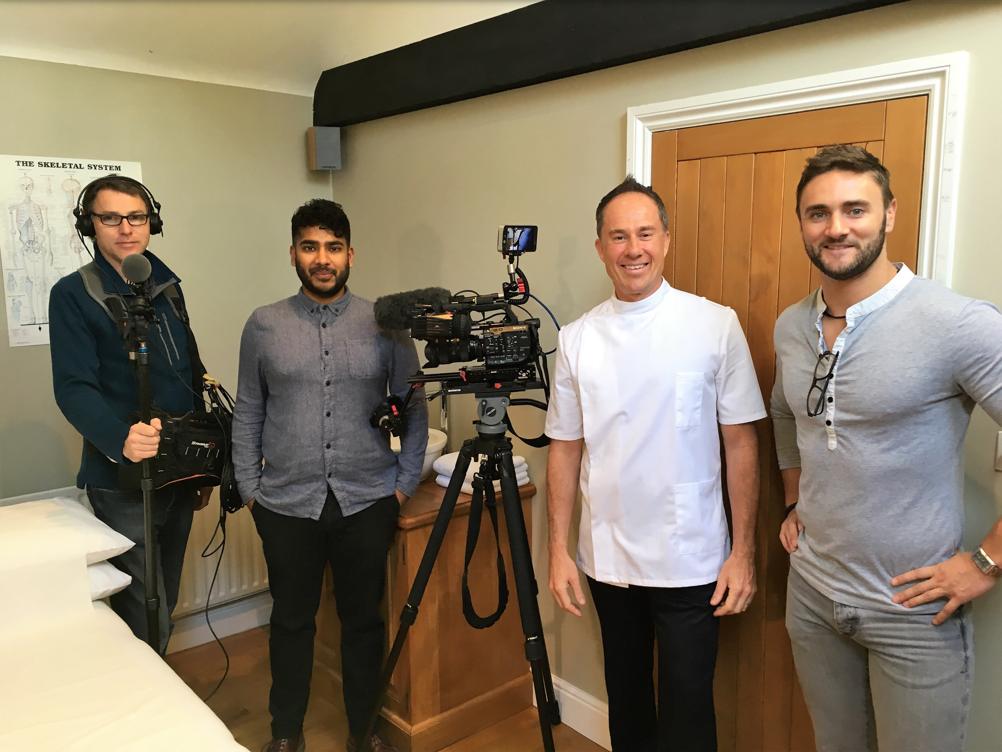 Paul with the CH4 TV crew